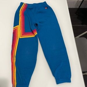 Aviator nation kids blue sweatpants size 8